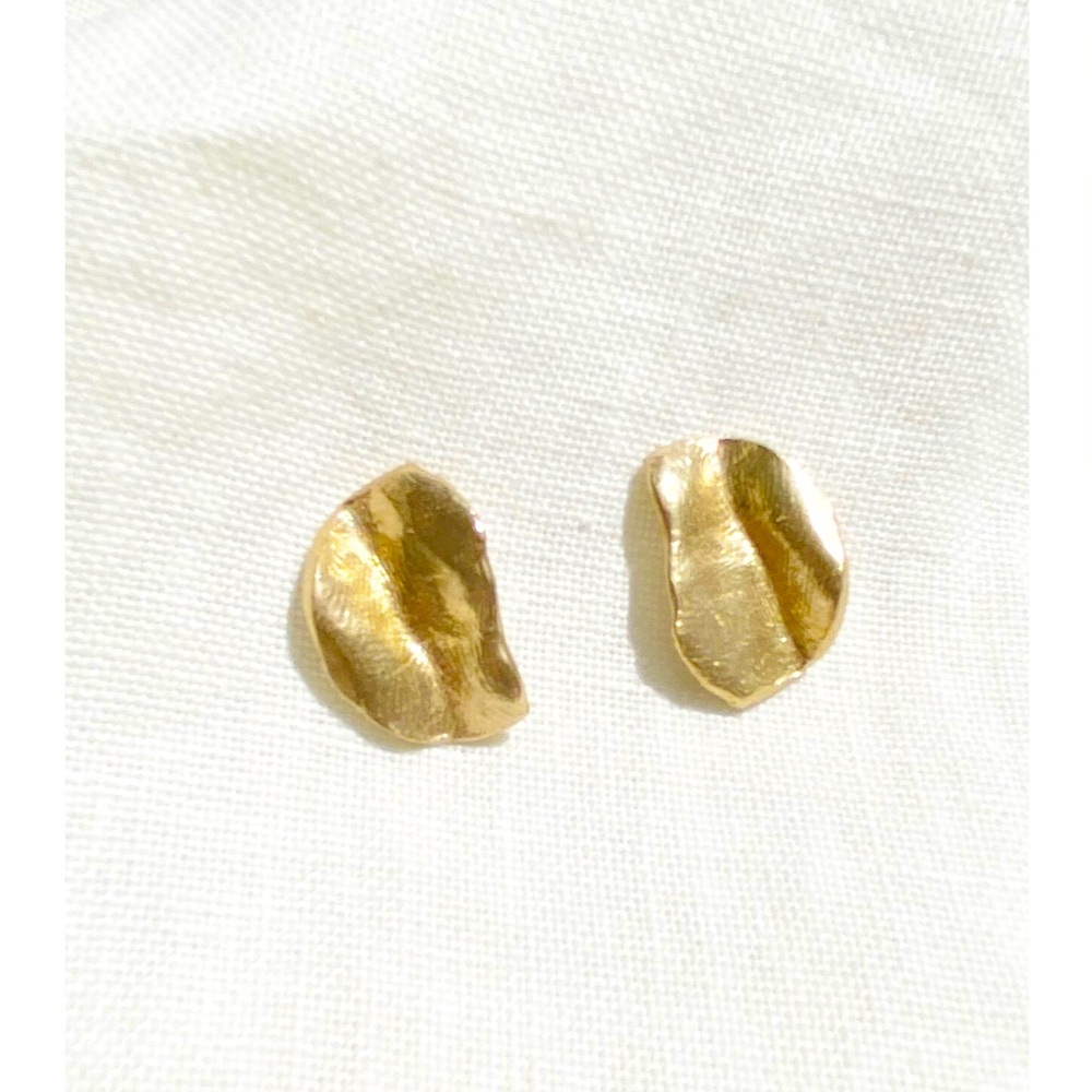 Hawkly reflection earrings bronze
